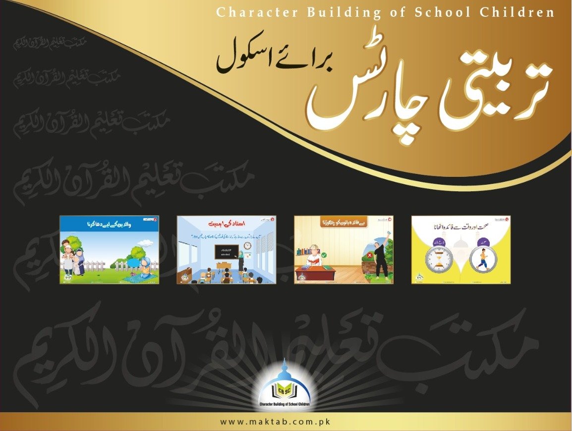 اسکول پوسٹر بمع بکس